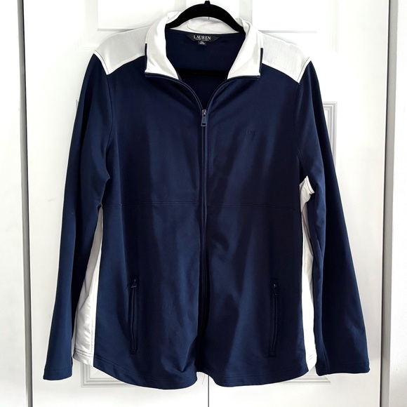 Lauren Ralph Lauren Zip-front Track Jacket - Sz 2X - Picture 3 of 5